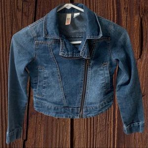 Girls Denim crop Jean Jacket